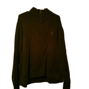 Chaps XL navy mens quarter zip sweater